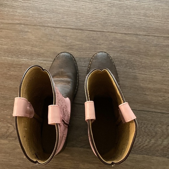 SMOKY MOUNTAIN YOUTH GIRLS MONTEREY WESTERN ROUND TOE BOOTS STYLE 1574Y Y5/W7 - Picture 7 of 10